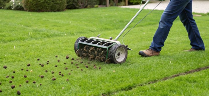 What is the best method to aerate your lawn